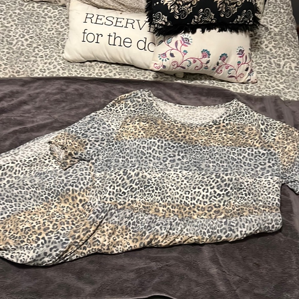 Babydoll cheetah dress